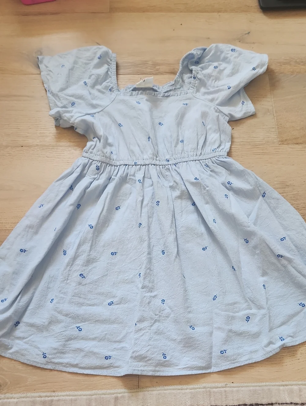 Cotton On Light Blue Floral-Print Girls' Sundress